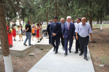 "Şəhərsalma və Memarlıq İli" çərçivəsində Alar kəndində yeni salınmış parkın açılışı olub