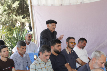 Rafiq Cəlilov növbəti səyyar qəbul-görüşünü Mirzəli kənd sakinləri ilə keçirmişdir.