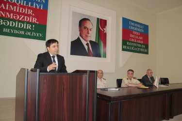 Cəlilabad rayonunda yanğın təhlükəsizliyi ilə bağlı görülmüş işlər və qarşıda duran vəzifələr barədə müşavirə keçirilmişdir