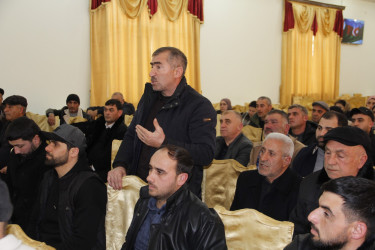 Rafiq Cəlilov növbəti səyyar qəbul-görüşünü Uzuntəpə kənd sakinləri ilə keçirmişdir