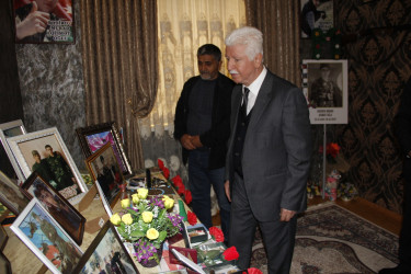 Rafiq Cəlilov Kazımabad kəndində şəhid məzarlarını və şəhid ailələrini ziyarət edib