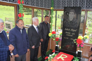 Şəhid Röyal Nəsirovun məzarı ziyarət edilib