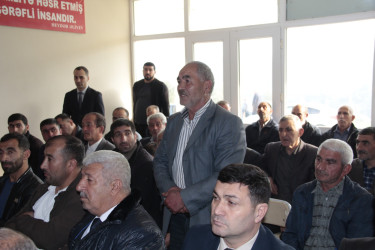 Cəlilabad rayonunda Sadatlı kənd sakinləri ilə səyyar qəbul-görüş keçirilib