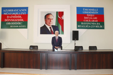 Cəlilabadda Azərbaycan Respublikası Prezidenti cənab İlham Əliyevin 25 may 2026-cı il tarixində kənd təsərrüfatı məsələlərinə həsr olunmuş müşavirəsində verdiyi tapşırıqların icrası və ölkəmizdə kənd təsərrüfatı, balıqçılıq və akvakultura məhsullarının istehsalı və emalı sahələrinin inkişafına dair 2026-2030-cu illər üçün Dövlət Proqramında nəzərdə tutulmuş tədbirlərin icrası barədə müşavirə keçirilib