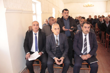 Cəlilabad rayonunda Qarazəncir kənd sakinləri ilə səyyar qəbul-görüş keçirilib