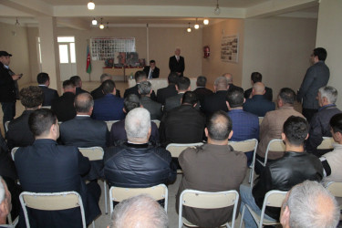 Cəlilabad rayonunda Sadatlı kənd sakinləri ilə səyyar qəbul-görüş keçirilib