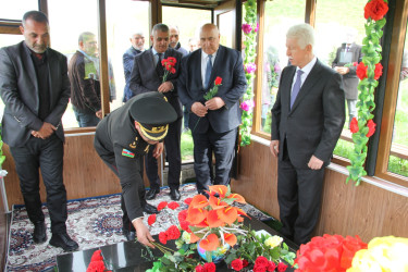 Şəhid Röyal Nəsirovun məzarı ziyarət edilib