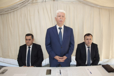 Rafiq Cəlilov növbəti səyyar qəbul-görüşünü Kövüzbulaq kənd sakinləri ilə keçirmişdir.