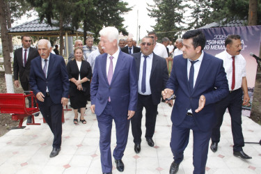 "Şəhərsalma və Memarlıq İli" çərçivəsində Alar kəndində yeni salınmış parkın açılışı olub