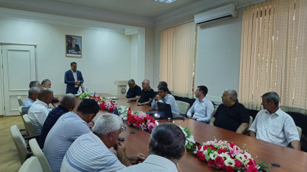 Bitki mühafizəsi vasitələrindən və aqrokimyəvi maddələrdən istifadənin təşviqi ilə əlaqədar maarifləndirici tədbir keçirilib