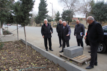 Cəlilabad Rayon İcra Hakimiyyətinin başçısı Rafiq Cəlilov Cəlilabad şəhərində aparılan abadlıq və yenidənqurma işləri ilə yerində tanış olub.