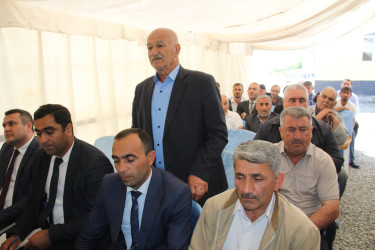 Rafiq Cəlilov növbəti səyyar qəbul-görüşünü Kövüzbulaq kənd sakinləri ilə keçirmişdir.