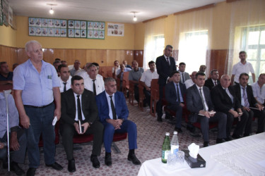 Rafiq Cəlilov növbəti səyyar qəbul-görüşünü Boyxanlı kənd sakinləri ilə keçirmişdir