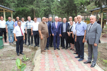 "Şəhərsalma və Memarlıq İli" çərçivəsində Alar kəndində yeni salınmış parkın açılışı olub