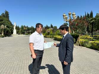 Cəlilabadda sağlamlıq naminə əhali üçün fiziki aktivliyə dair maarifləndirici materillar sakinlərə paylanılmış, maarifləndirici söhbətlər aparılmışdır.