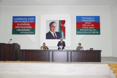 Mülki müdafiə sahəsində cari ildə görülmüş işlərin yekunları və 2026-cı ildə qarşıda duran vəzifələrin müəyyən edilməsi mövzusunda müşavirə keçirilmişdir