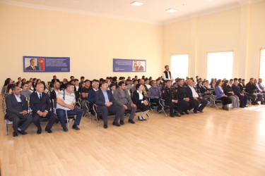 Məişət zorakılığına qarşı maarifləndirici tədbir keçirilib