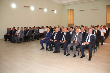 Cəlilabad rayonunda yanğın təhlükəsizliyi ilə bağlı görülmüş işlər və qarşıda duran vəzifələr barədə müşavirə keçirilmişdir