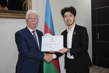 Rafiq Cəlilov Prezident mükafatçısı Nihat Abdullayev ilə görüş keçirmişdir