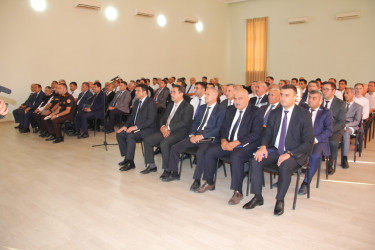 Cəlilabadda “Fövqəladə halların xəbərdar edilməsi üzrə profilaktik tədbirlərin görülməsi istiqamətində birgə fəaliyyət” mövzusunda müşavirə keçirilib