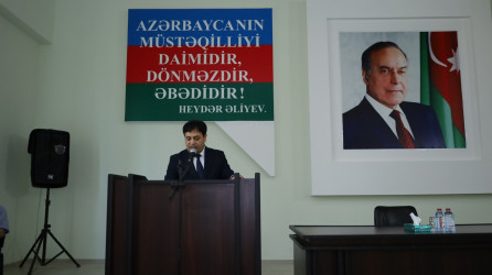 Rayon ərazisində dənli və texniki bitkilərin, meşələrin yanğın təhlükəsizliyi, məktəblərdə yanğın təhlükəsizliyi ilə bağlı görülmüş işlər, aparılan maarifləndirmə tədbirləri və qarşıda duran vəzifələr barədə müşavirə