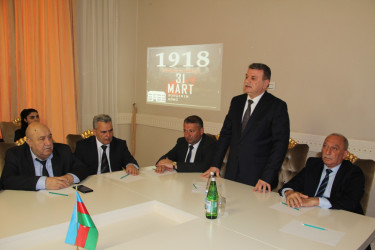 Cəlilabadda 31 Mart-Azərbaycanlıların Soyqırımı Günü ilə bağlı tədbir keçirilib