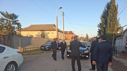 Cəlilabad Rayon İcra Hakimiyyətinin başçısı Rafiq Cəlilov şəhid ailələrini ziyarət edib