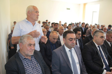 Cəlilabad rayonunun Soltankənd kəndində səyyar qəbul-görüş keçirilib