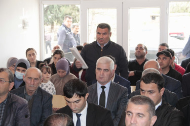 Rafiq Cəlilov növbəti səyyar qəbul-görüşünü Cəfərxanlı kənd sakinləri ilə keçirmişdir