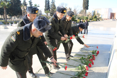 Cəlilabadda Səfərbərlik və Hərbi Xidmətə Çağırış üzrə Dövlət Xidməti əməkdaşlarının peşə bayramı qeyd olunub