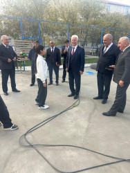 Rafiq Cəlilov Cəlilabad şəhərində aparılan abadlıq-quruculuq işlərinə baxış keçirib