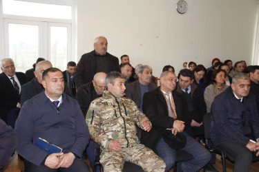 Cəlilabad rayonunda Sabirabad kənd sakinləri ilə növbəti səyyar qəbul-görüş keçirilib