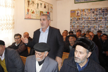 Rafiq Cəlilov növbəti səyyar qəbul-görüşünü Şabanlı kənd sakinləri ilə keçirmişdir