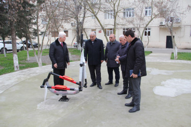 Cəlilabad Rayon İcra Hakimiyyətinin başçısı Rafiq Cəlilov Cəlilabad şəhərində aparılan abadlıq və yenidənqurma işləri ilə yerində tanış olub.