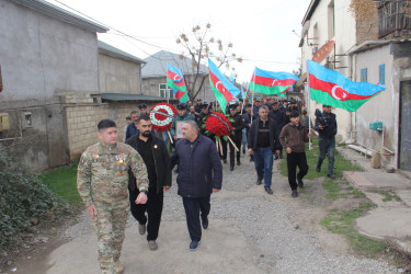 Cəlilabadda şəhid Quliyev Mahir Abuzər oğlu ilə vida mərasimi keçirilib