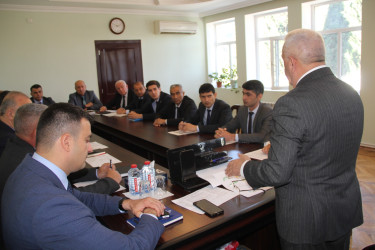 Cəlilabad rayonunda Məşğulluğa kömək göstərən Əlaqələndirmə Komitəsinin müşavirəsi keçirilmişdir