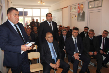 Rafiq Cəlilov növbəti səyyar qəbul-görüşünü Cəfərxanlı kənd sakinləri ilə keçirmişdir