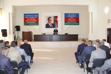 “Azərbaycan Respublikasında kənd təsərrüfatı, balıqçılıq və akvakultura məhsullarının istehsalı və emalı sahələrinin inkişafına dair 2026–2030-cu illər üçün Dövlət Proqramı”ndan irəli gələn tədbirlərin icrası ilə bağlı yaradılmış qərargahın iclası keçirilmişdir