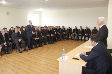Cəlilabad rayonunda Sabirabad kənd sakinləri ilə növbəti səyyar qəbul-görüş keçirilib