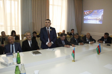 Cəlilabadda 18 oktyabr – Müstəqilliyin Bərpası Gününün 35-ci ildönümünə həsr olunmuş tədbir keçirilib