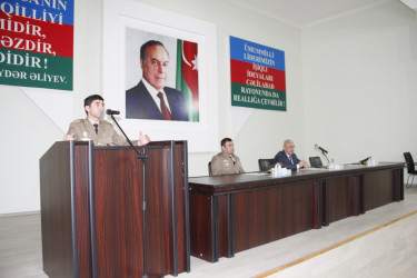 Mülki müdafiə sahəsində cari ildə görülmüş işlərin yekunları və 2026-cı ildə qarşıda duran vəzifələrin müəyyən edilməsi mövzusunda müşavirə keçirilmişdir
