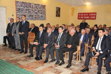 Seyidbazar kəndində vətəndaşlarla səyyar qəbul keçirilib