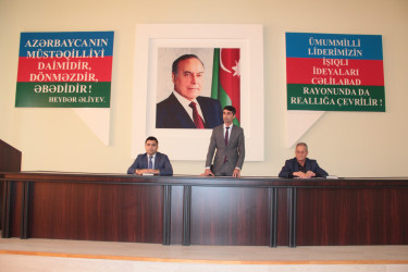 Cəlilabad rayonunda Su təsərrüfatlarının idarə edilməsində bələdiyyələrin rolunun artırılması və Sudan İstifadəedənlər Birliklərinin (SİB) fəaliyyətinin təkmilləşdirilməsi barədə iclas keçirilmişdir