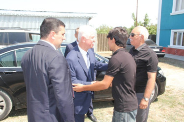 Şəhid Rəşid Qafarovun ailəsi ziyarət olunub