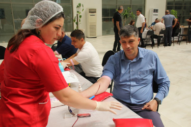 Cəlilabad rayonunda qanvermə aksiyası keçirilmişdir