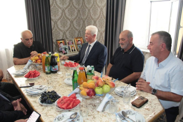Şəhid Rəşid Qafarovun ailəsi ziyarət olunub