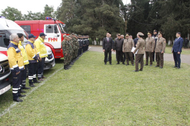 Cəlilabadda “Hərbiləşdirilməmiş ərazi mülki müdafiə dəstələrilə xəbərdarlıq və toplanış üzrə məşqlər” keçirilmişdir