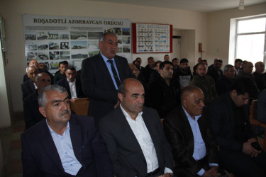 Rafiq Cəlilov Məşədilər kənd sakinləri ilə səyyar qəbul-görüş keçirib