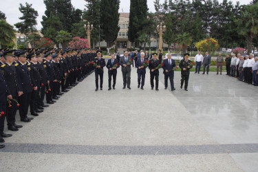 Cəlilabadda Polis işçilərinin peşə bayramı günü qeyd olundu