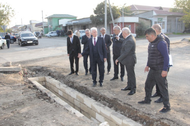 Rafiq Cəlilov Cəlilabad şəhərində aparılan abadlıq-quruculuq işlərinə baxış keçirib